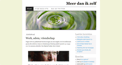 Desktop Screenshot of meerdanikzelf.nl